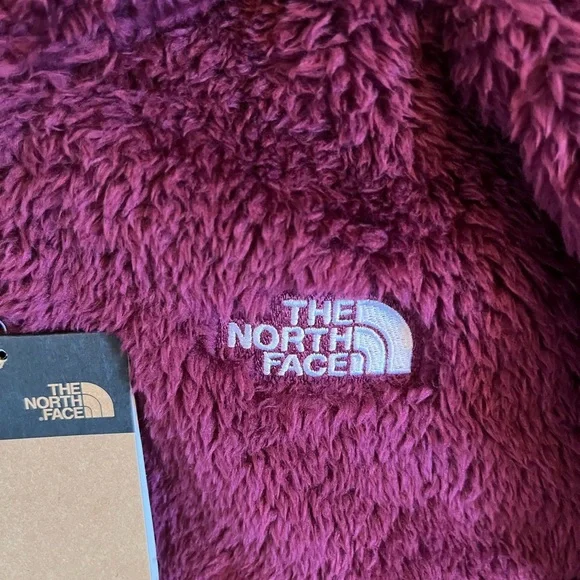 North Face Youth Hooded Furry Jacket Purple Size 10 Girls - Picture 5 of 8